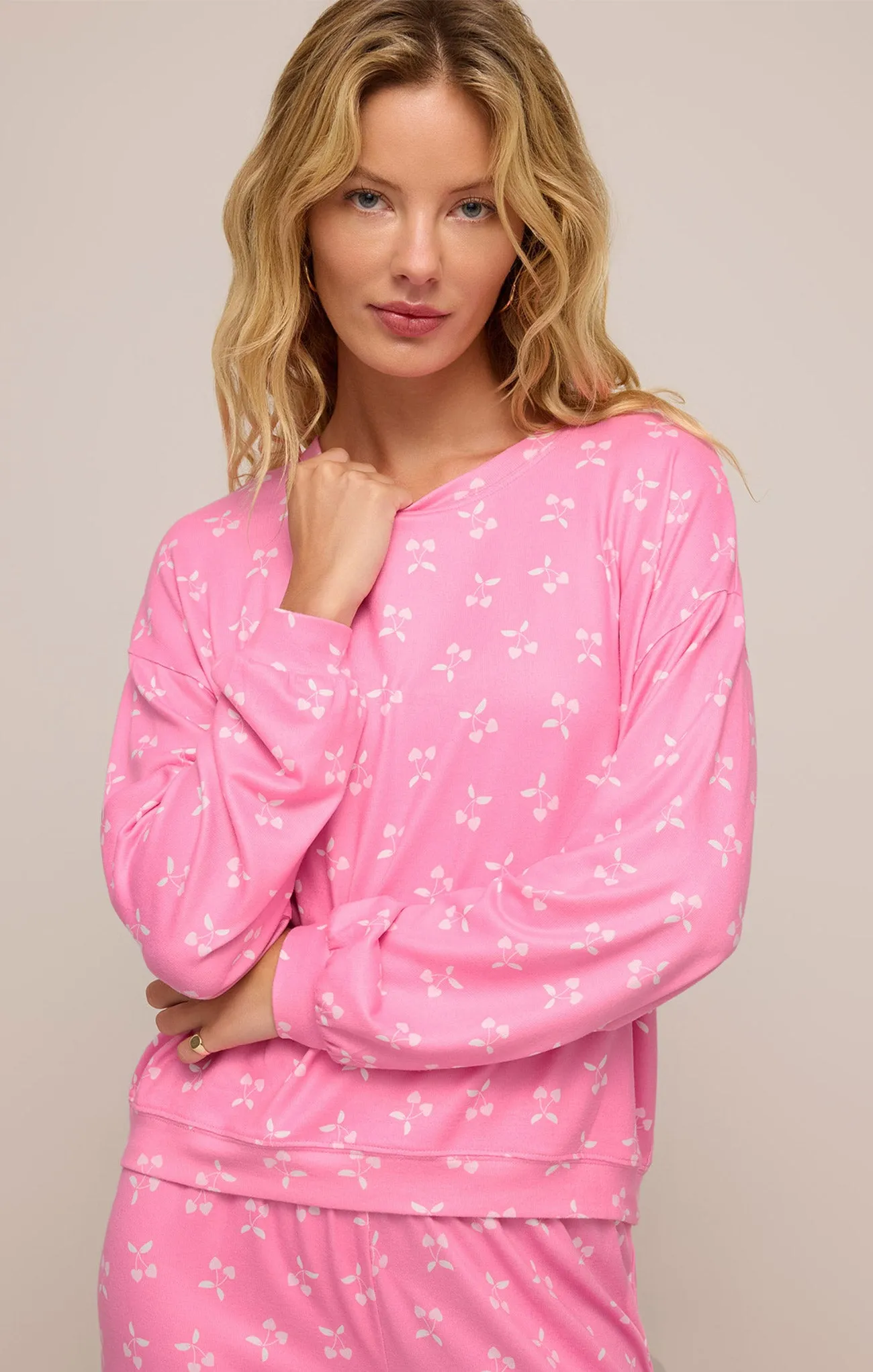 Cherry Long Sleeve Top sold by Z Supply product image thumbnail 5