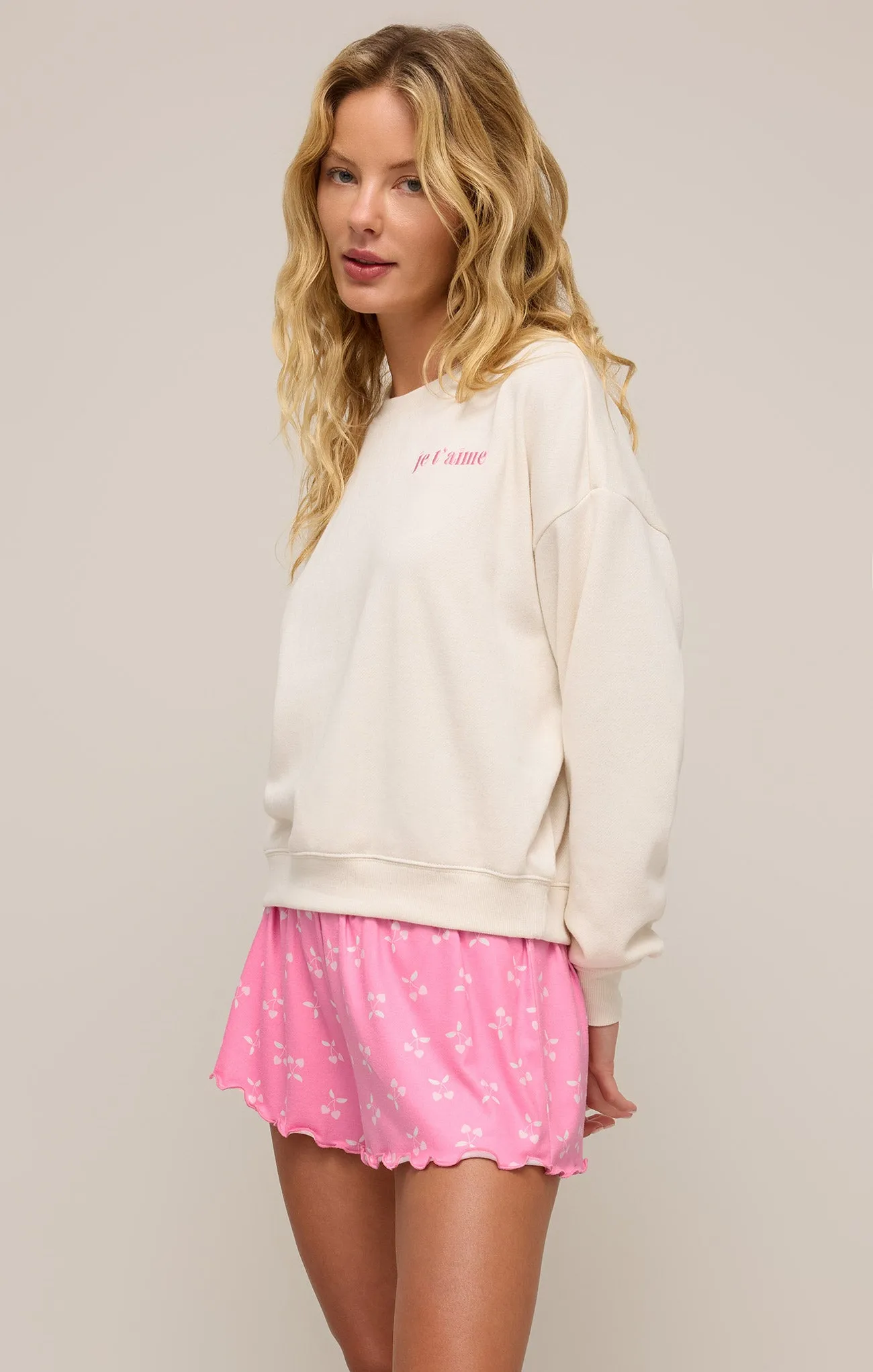 Je T'aime Sweatshirt sold by Z Supply product image thumbnail 5