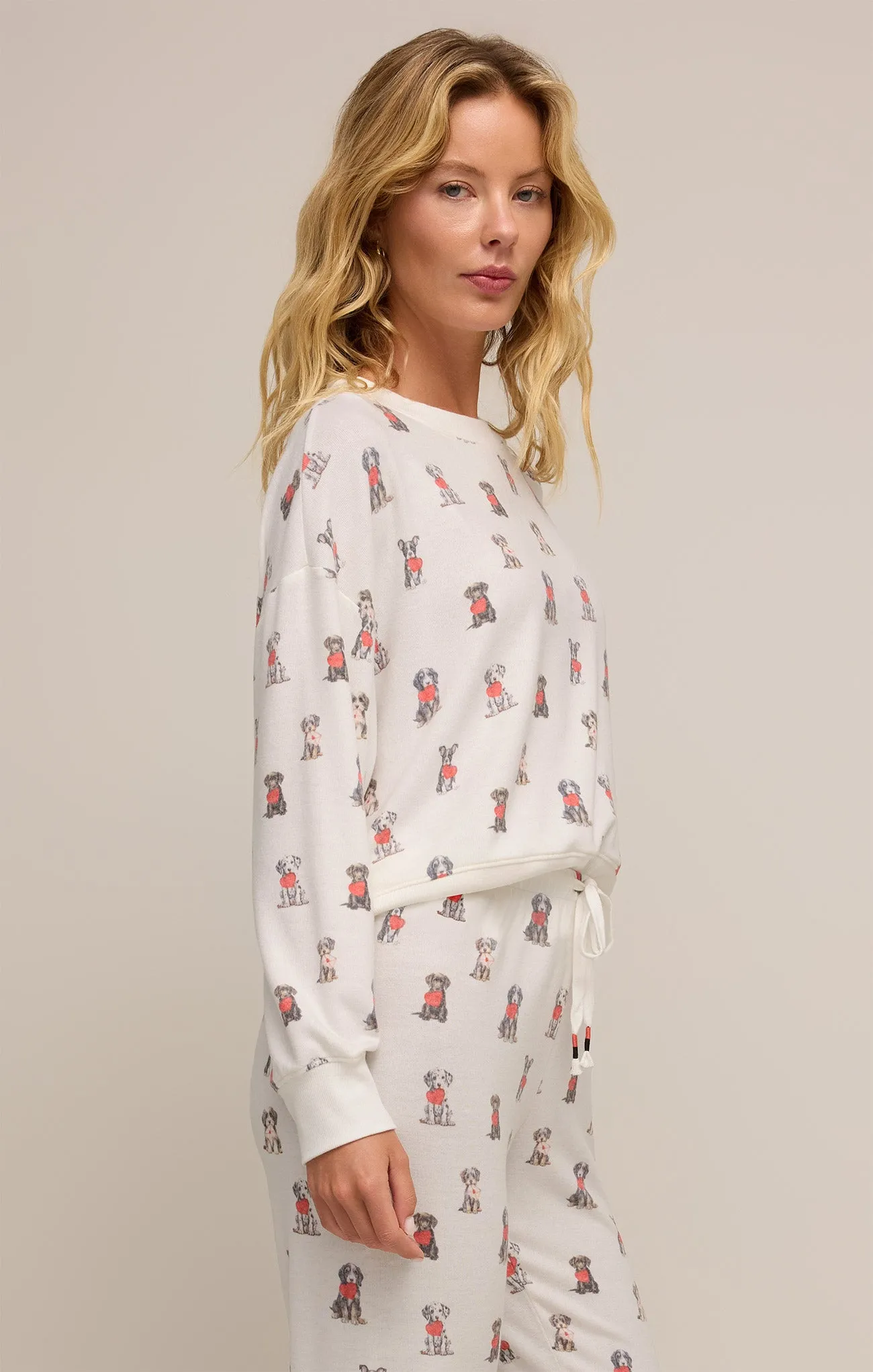 Elle Puppy Love Long Sleeve Top sold by Z Supply product image thumbnail 3