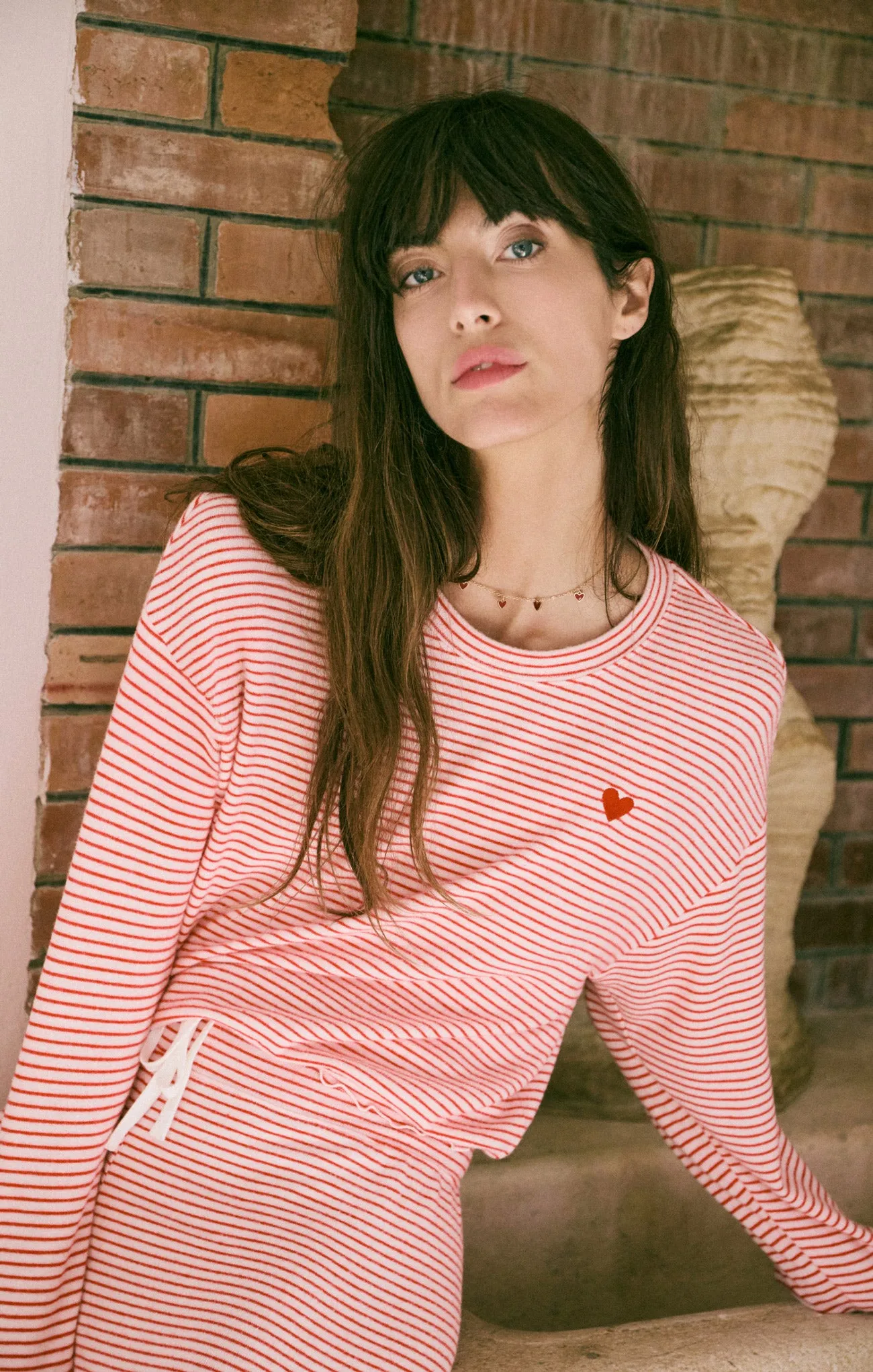 Bisous Stripe Long Sleeve Top sold by Z Supply