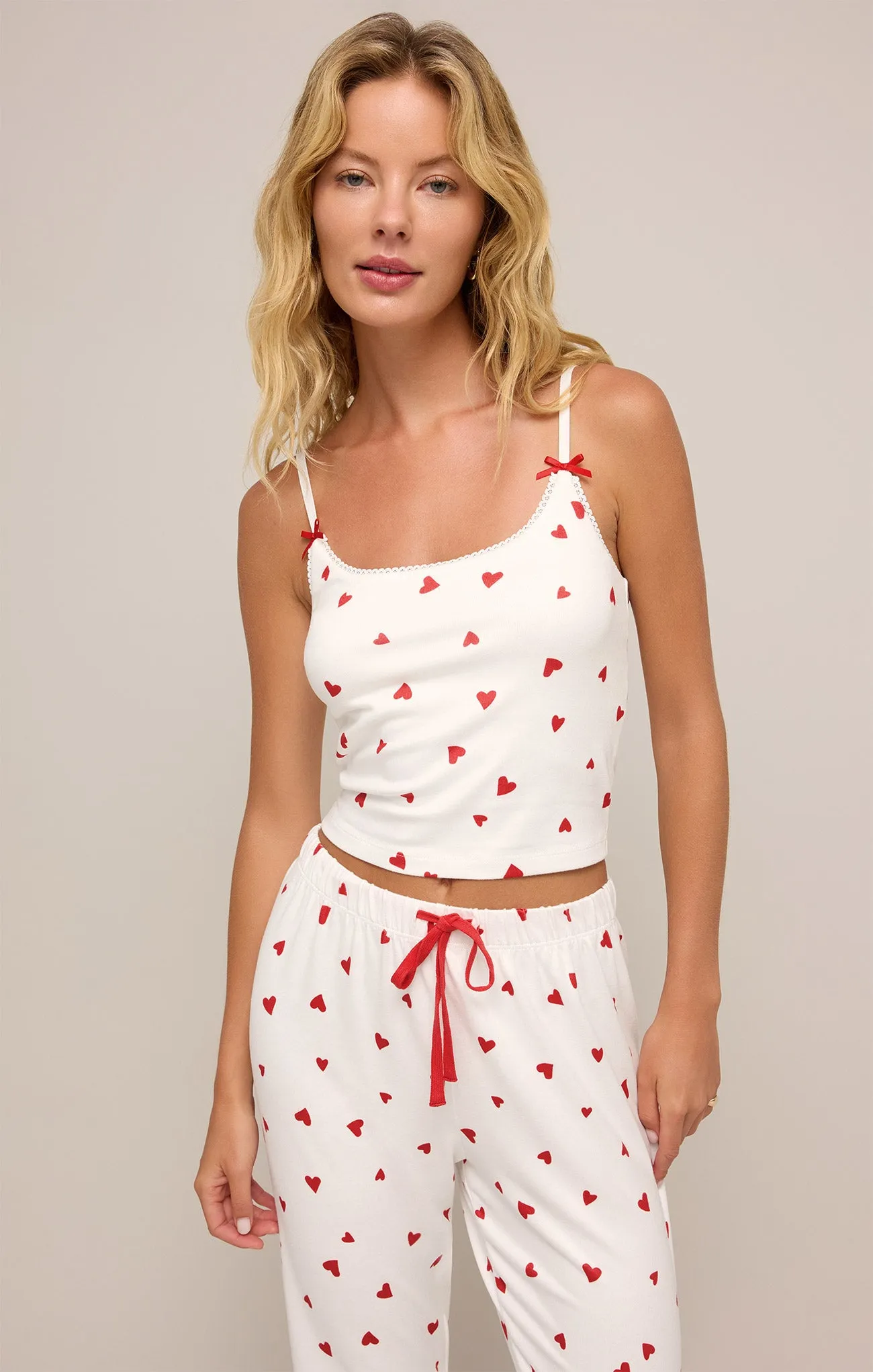 Camille Cropped Heart Cami sold by Z Supply product image thumbnail 3