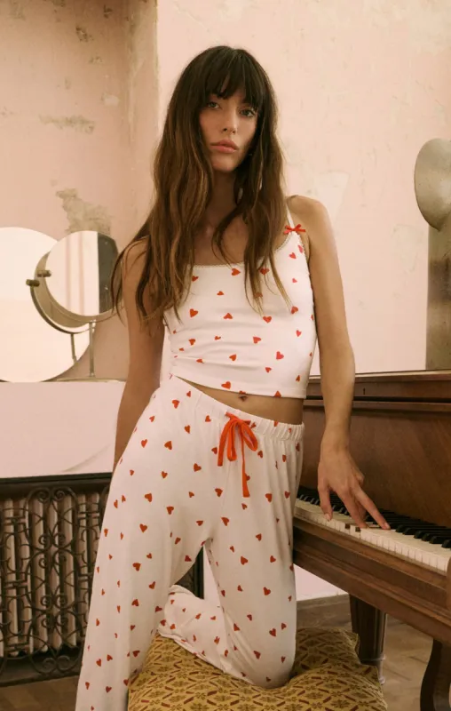 Camille Cropped Heart Cami sold by Z Supply