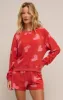 I'm Yours Plush Heart Long Sleeve Top sold by Z Supply