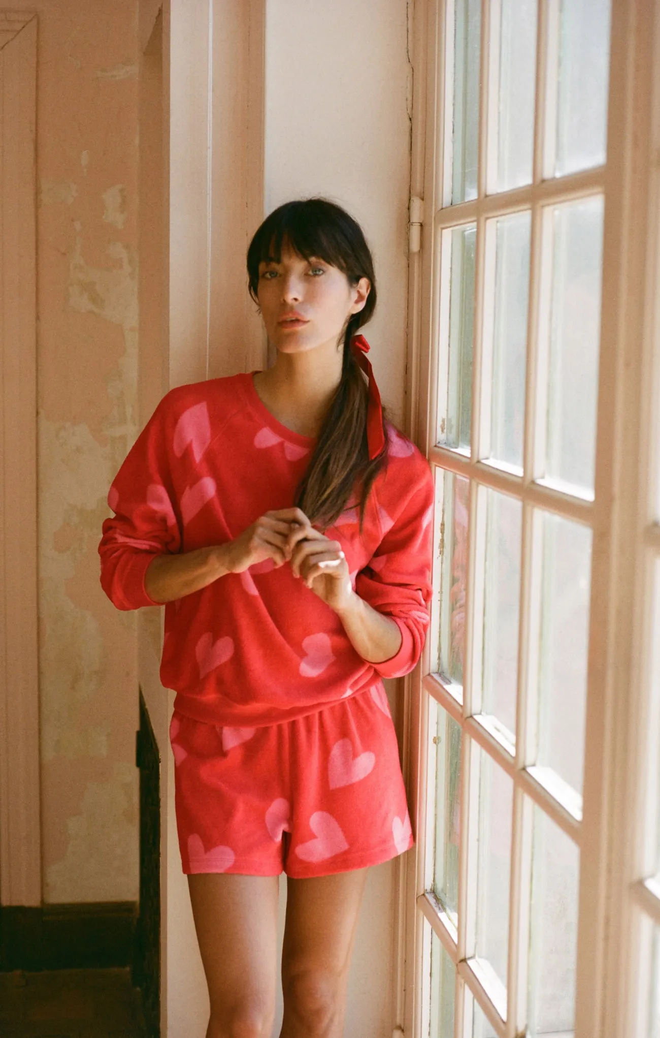 I'm Yours Plush Heart Long Sleeve Top sold by Z Supply product image thumbnail 2