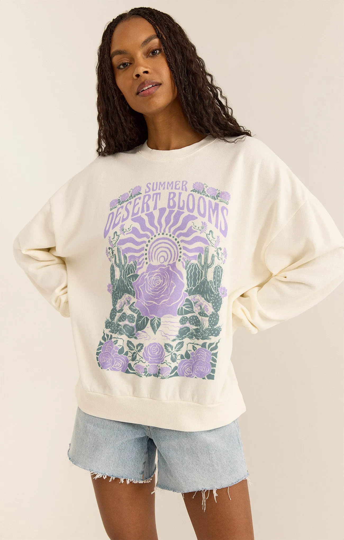 Blooming Sunday Sweatshirt sold by Z Supply