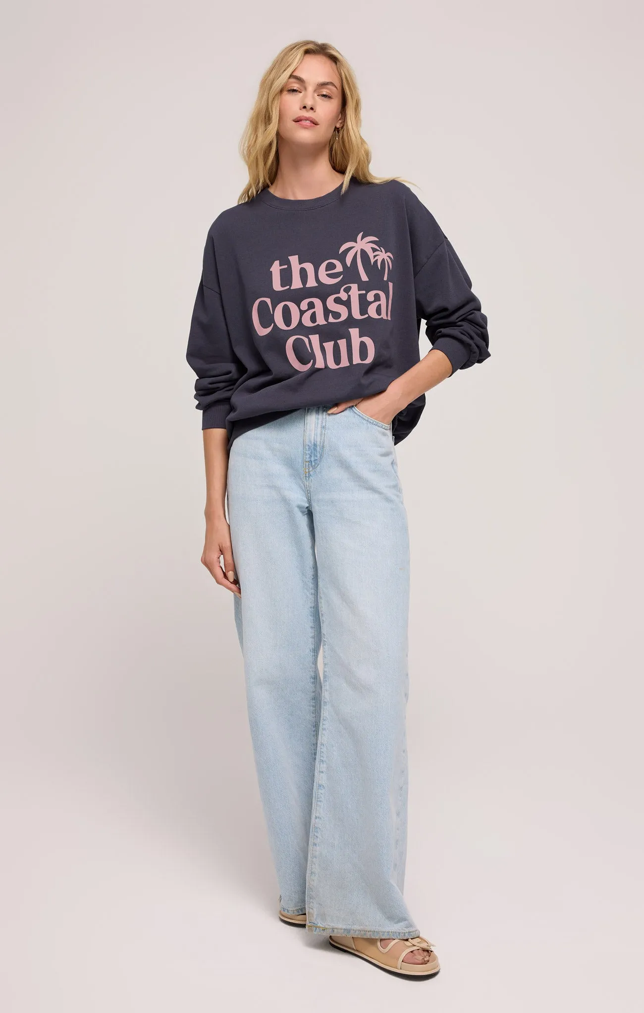Coastal Club Sunday Sweatshirt sold by Z Supply product image thumbnail 4
