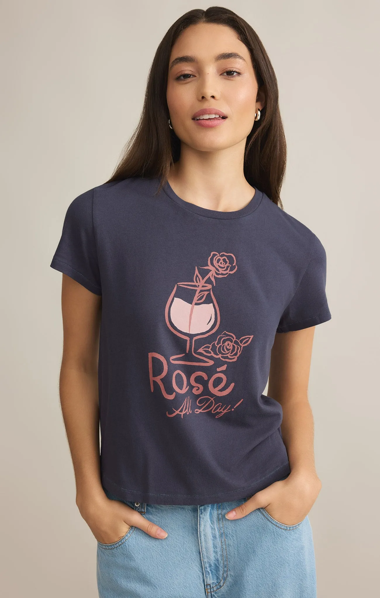 Rose Tourist Tee sold by Z Supply product image thumbnail 5
