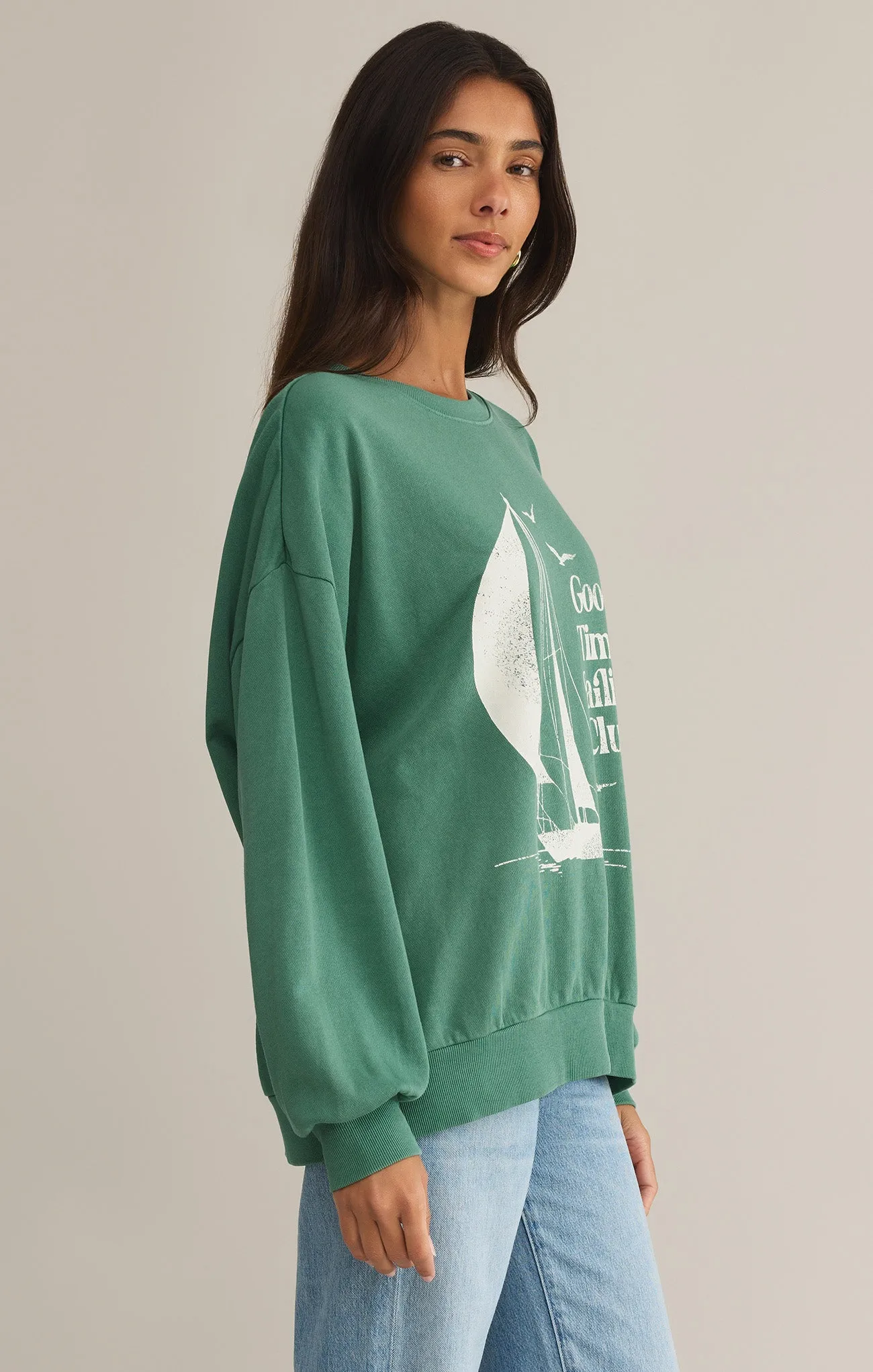 Sail Away Sunday Sweatshirt sold by Z Supply product image thumbnail 3
