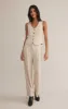 Belfort Pinstripe Linen Vest sold by Z Supply