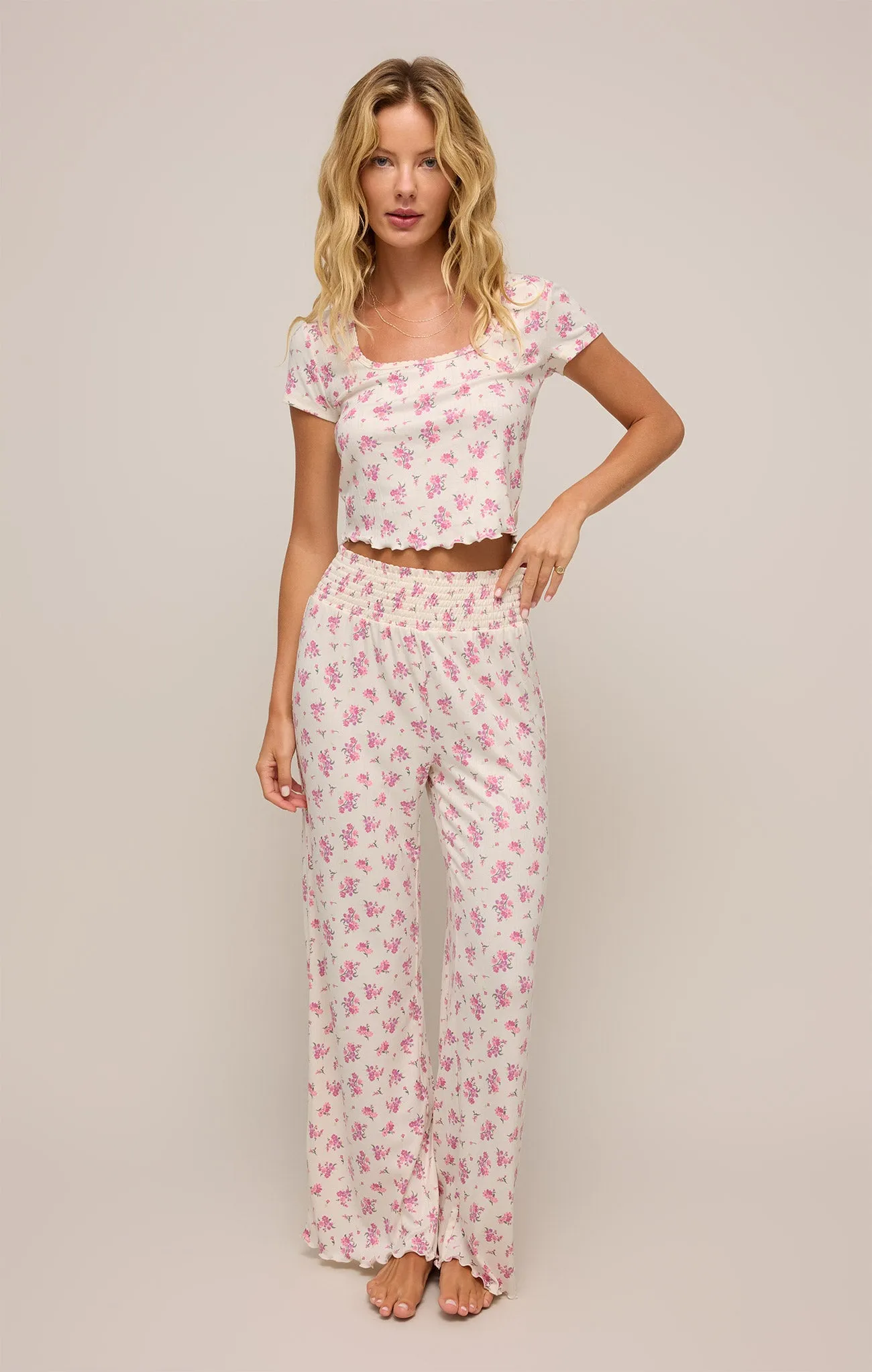 Dawn Ditsy Pointelle Floral Pant sold by Z Supply product image thumbnail 4
