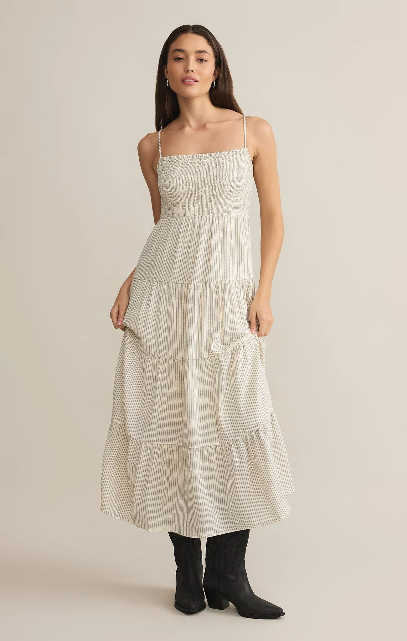 Balos Striped Gauze Maxi Dress sold by Z Supply product image thumbnail 5