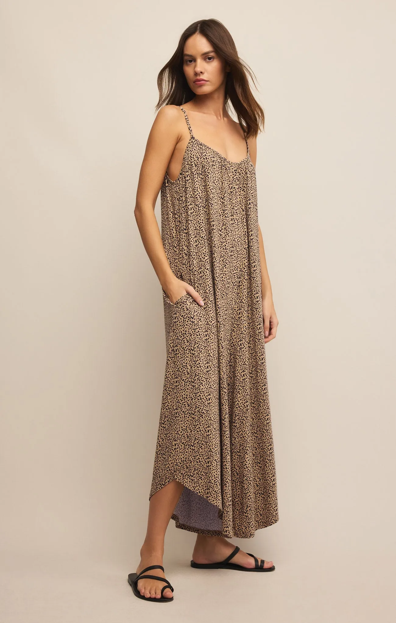 Mini Leopard Flared Jumpsuit sold by Z Supply product image thumbnail 3