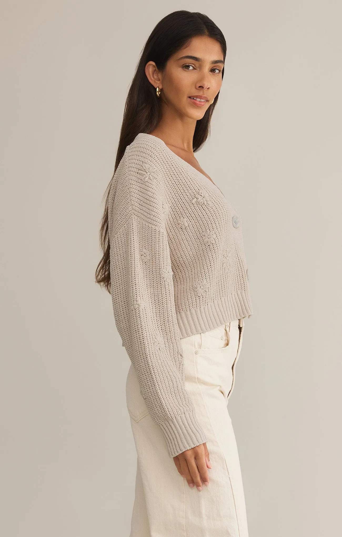 Fleur Cropped Cardigan sold by Z Supply product image thumbnail 3