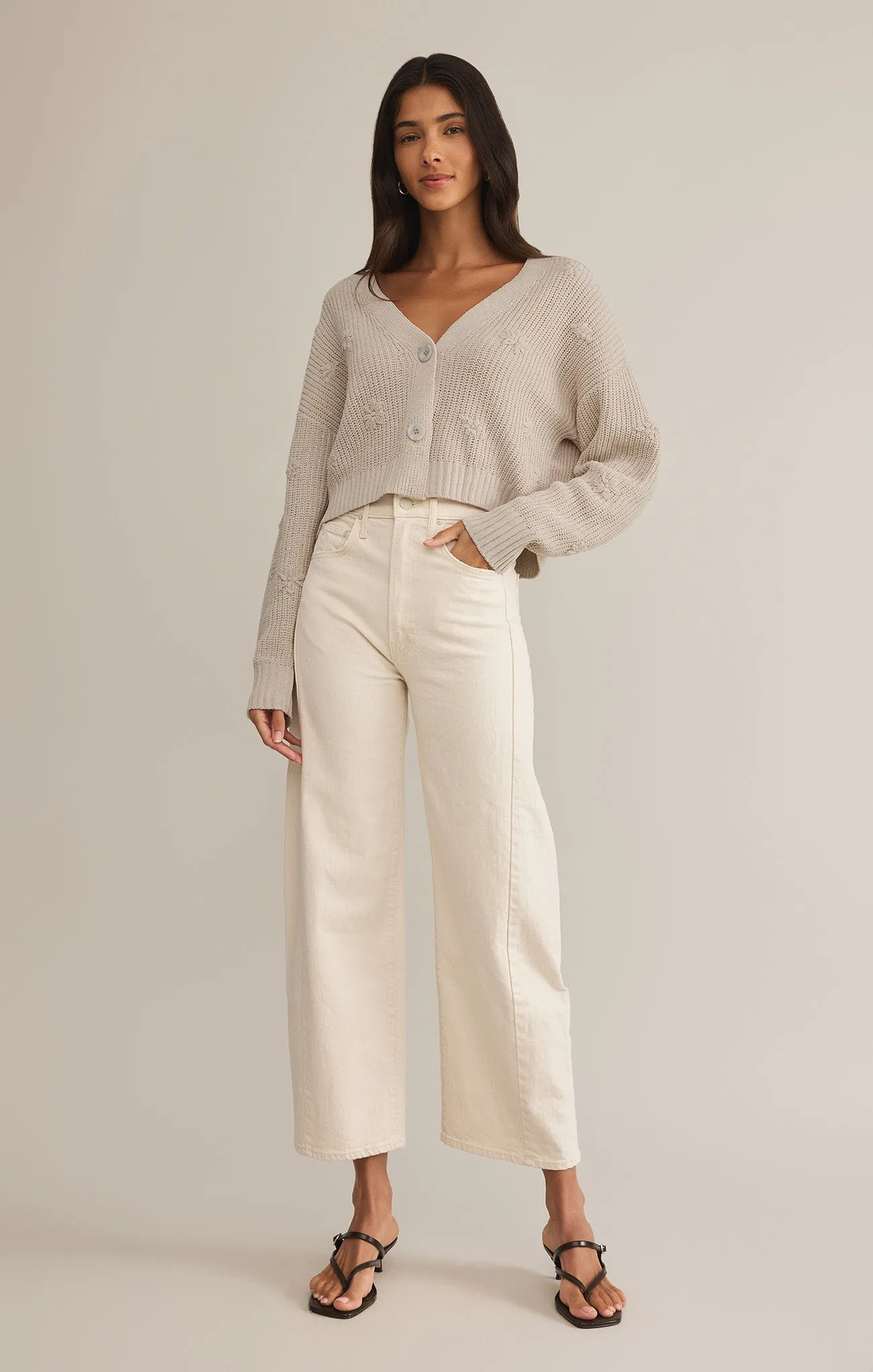 Fleur Cropped Cardigan sold by Z Supply product image thumbnail 4