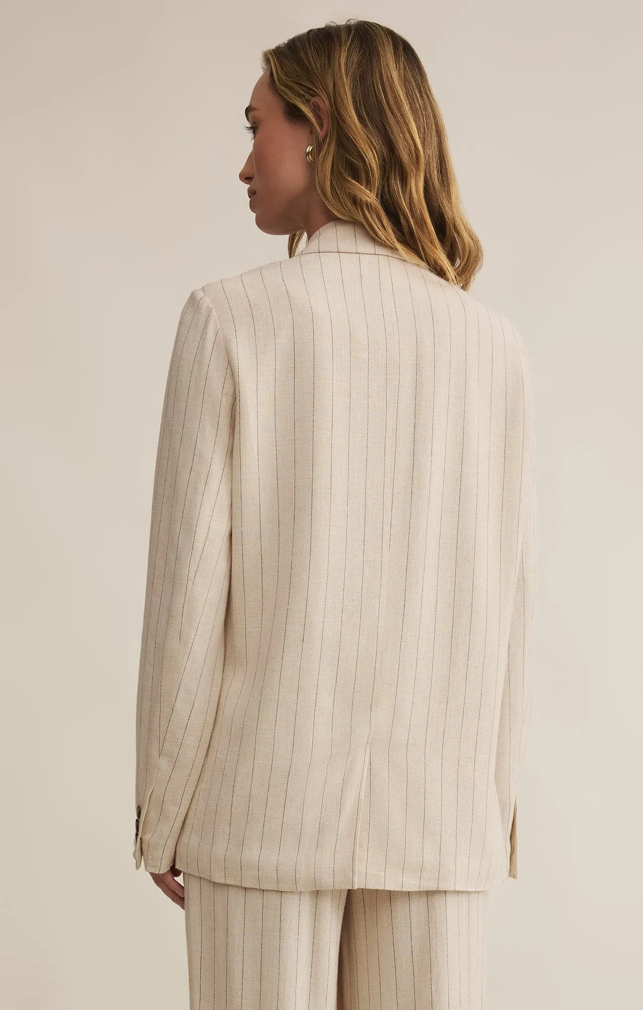 Livingston Pinstripe Blazer sold by Z Supply product image thumbnail 4