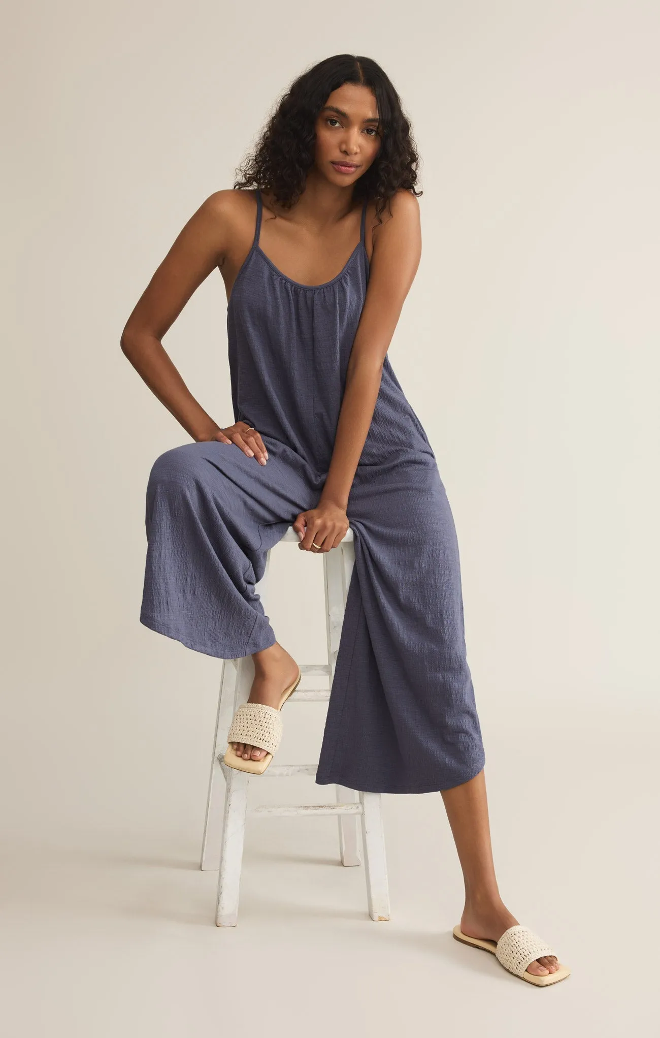 Textured Flared Jumpsuit sold by Z Supply product image thumbnail 4