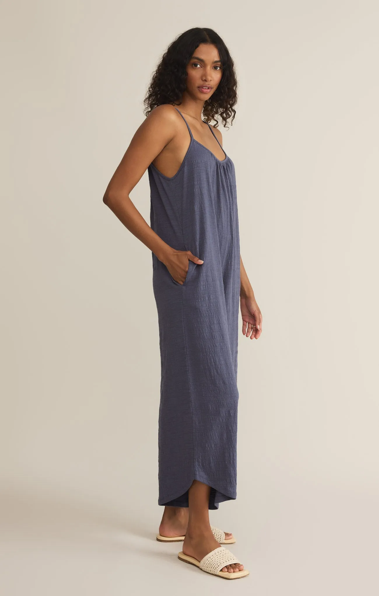 Textured Flared Jumpsuit sold by Z Supply product image thumbnail 3