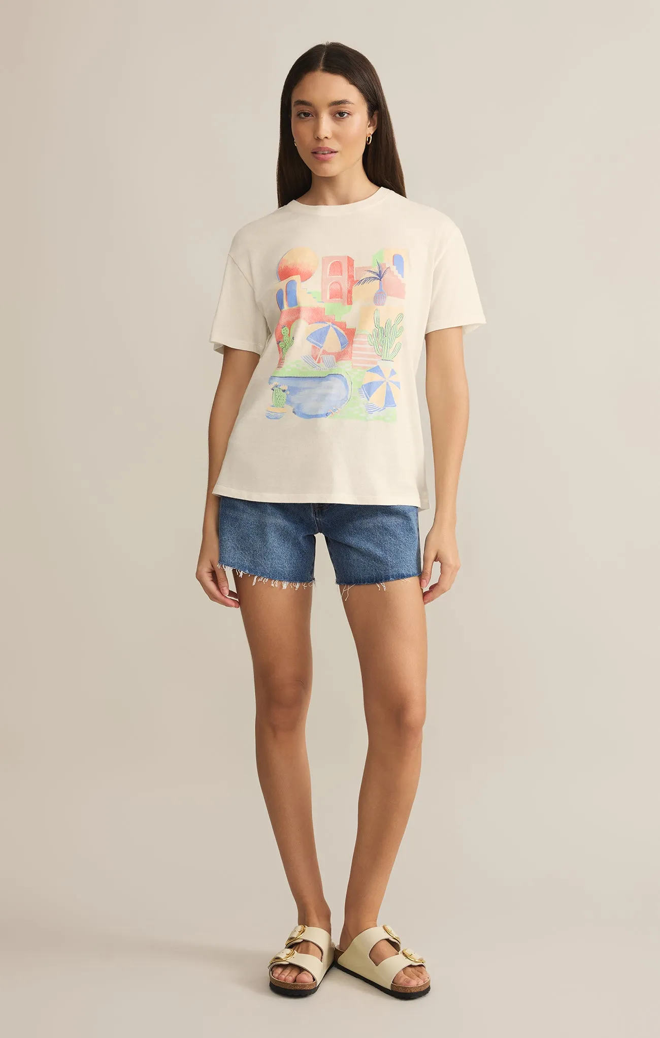 Fun & Sun Boyfriend Tee sold by Z Supply product image thumbnail 4