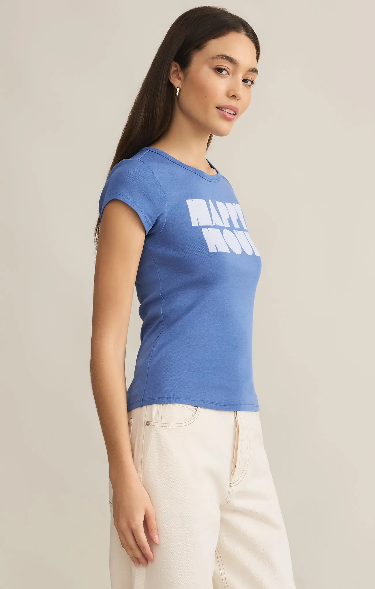 Happy Hour Cheeky Tee sold by Z Supply product image thumbnail 3