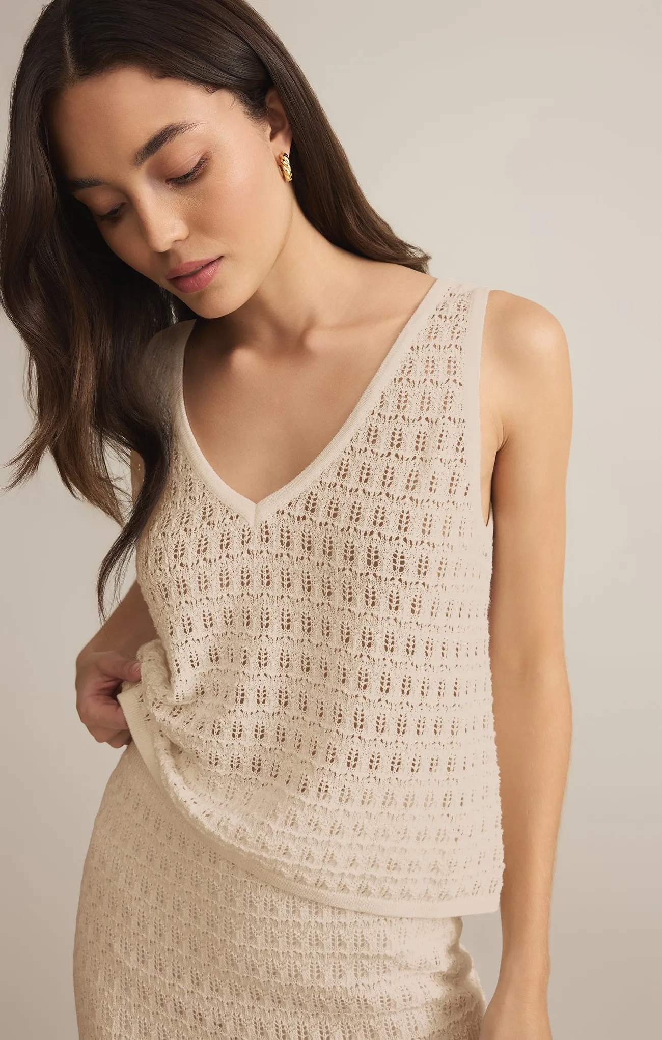 Soria Crochet Midi Skirt sold by Z Supply product image thumbnail 5