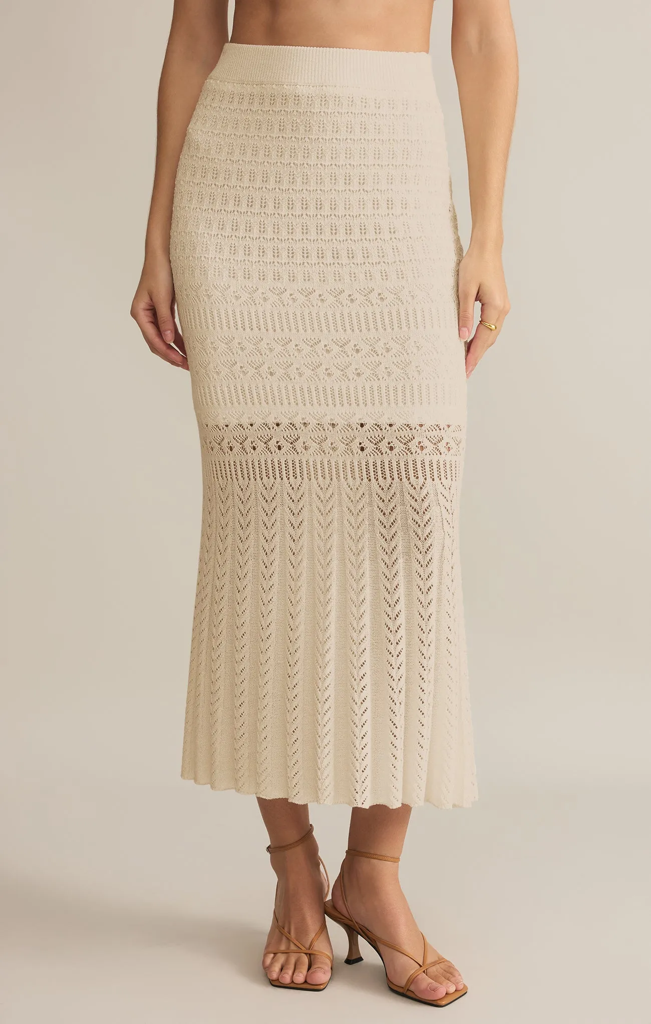 Soria Crochet Midi Skirt sold by Z Supply