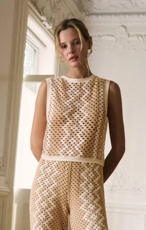 Oasis Crochet Top sold by Z Supply