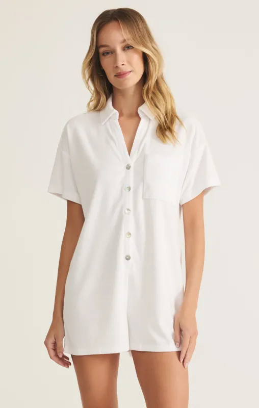 Azur Loop Terry Romper sold by Z Supply