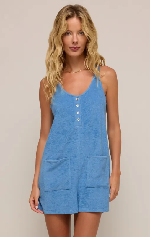 Brighter Days Terry Romper sold by Z Supply