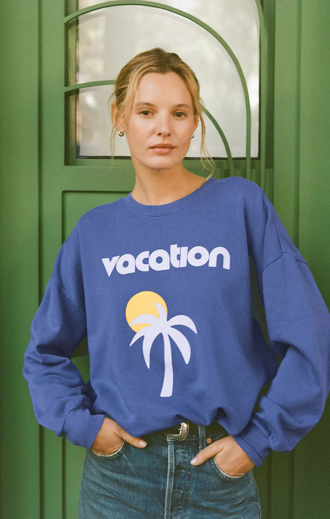 Vacay Sunday Sweatshirt sold by Z Supply product image thumbnail 5