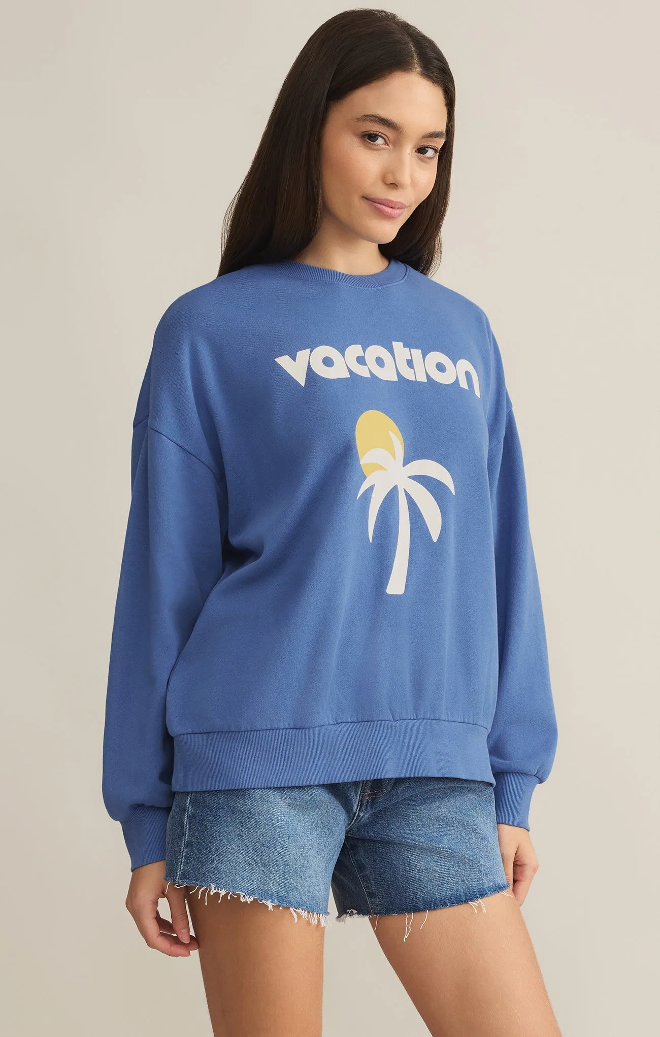 Vacay Sunday Sweatshirt sold by Z Supply product image thumbnail 3