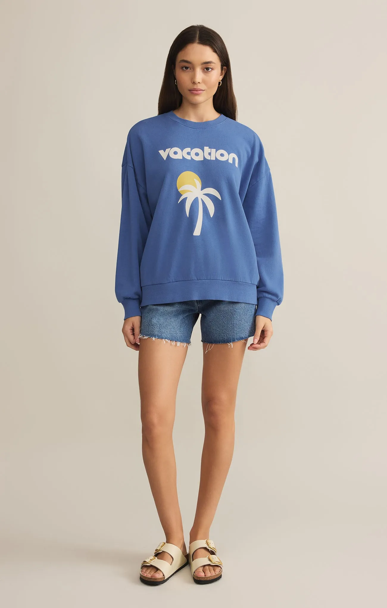 Vacay Sunday Sweatshirt sold by Z Supply product image thumbnail 4