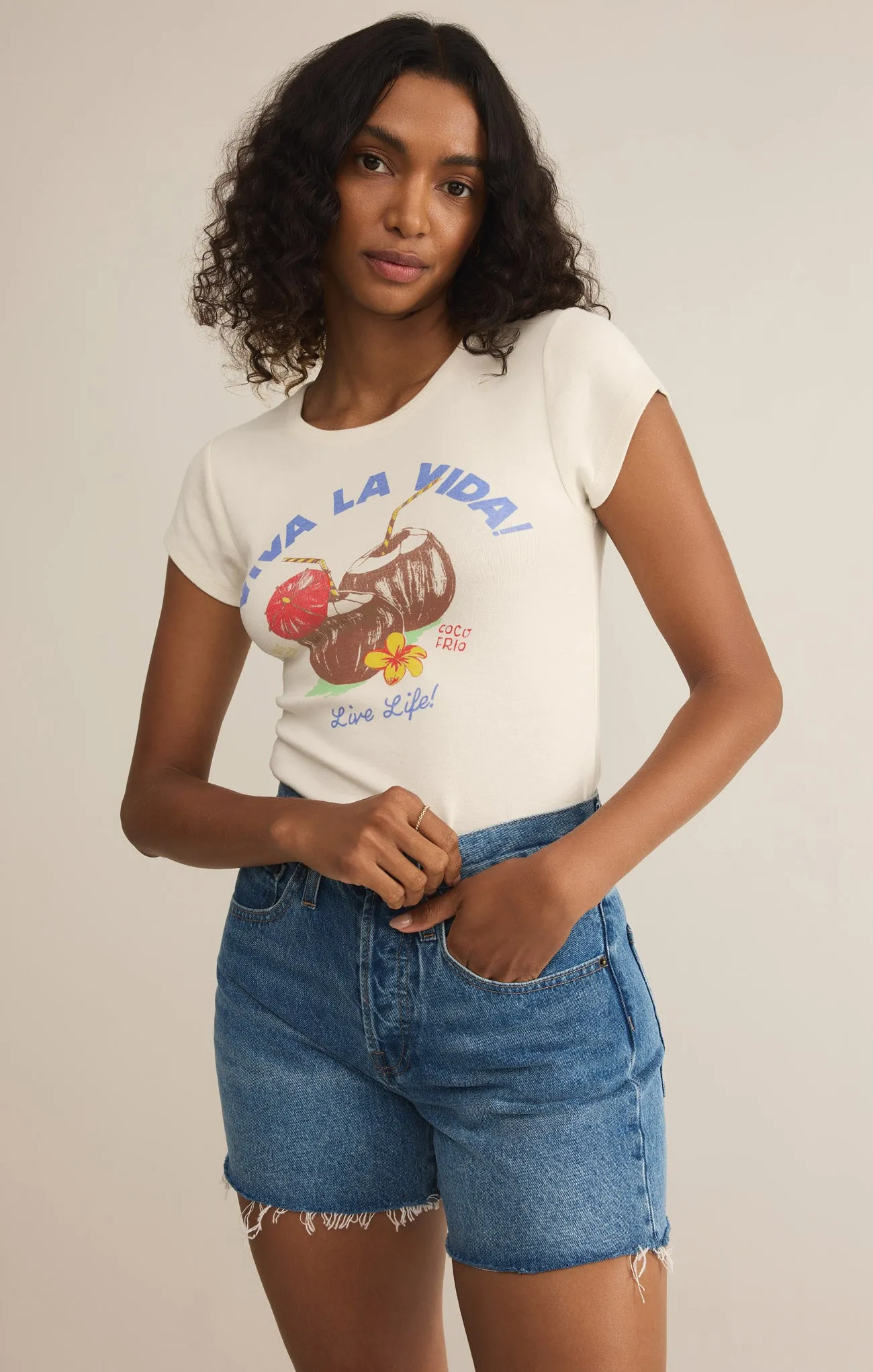 Coco Frio Cheeky Tee sold by Z Supply product image thumbnail 5