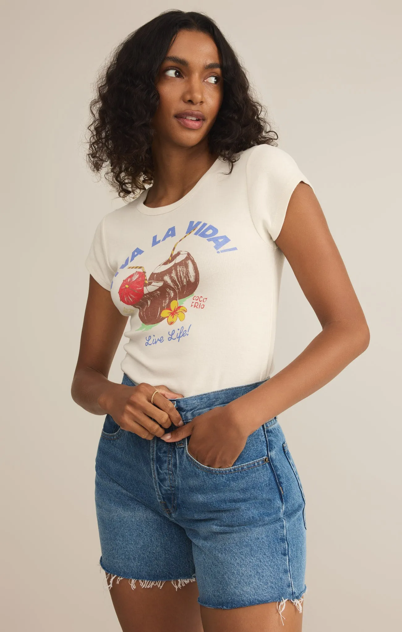 Coco Frio Cheeky Tee sold by Z Supply product image thumbnail 3