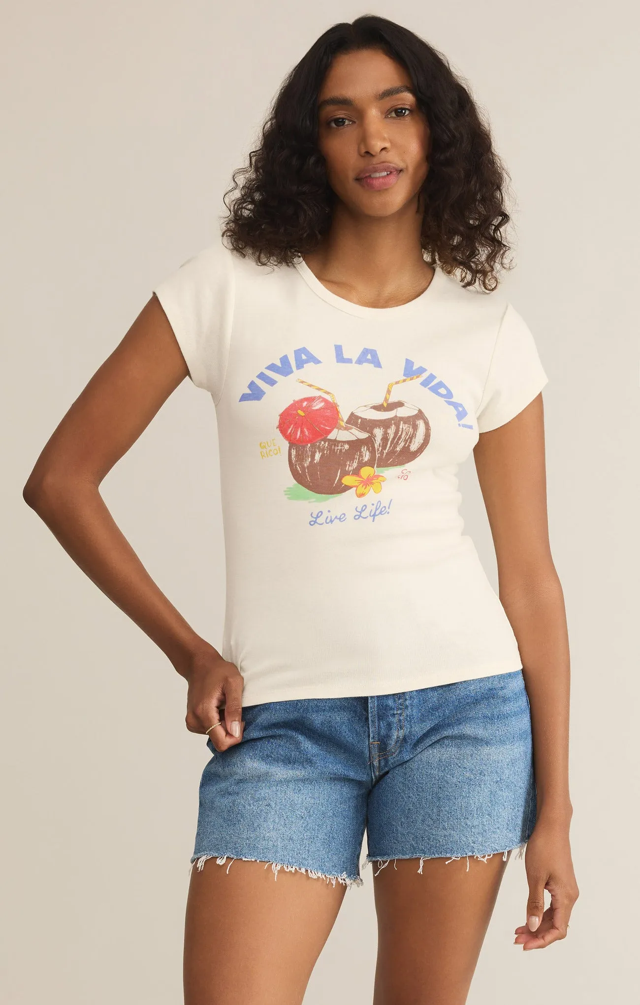 Coco Frio Cheeky Tee sold by Z Supply