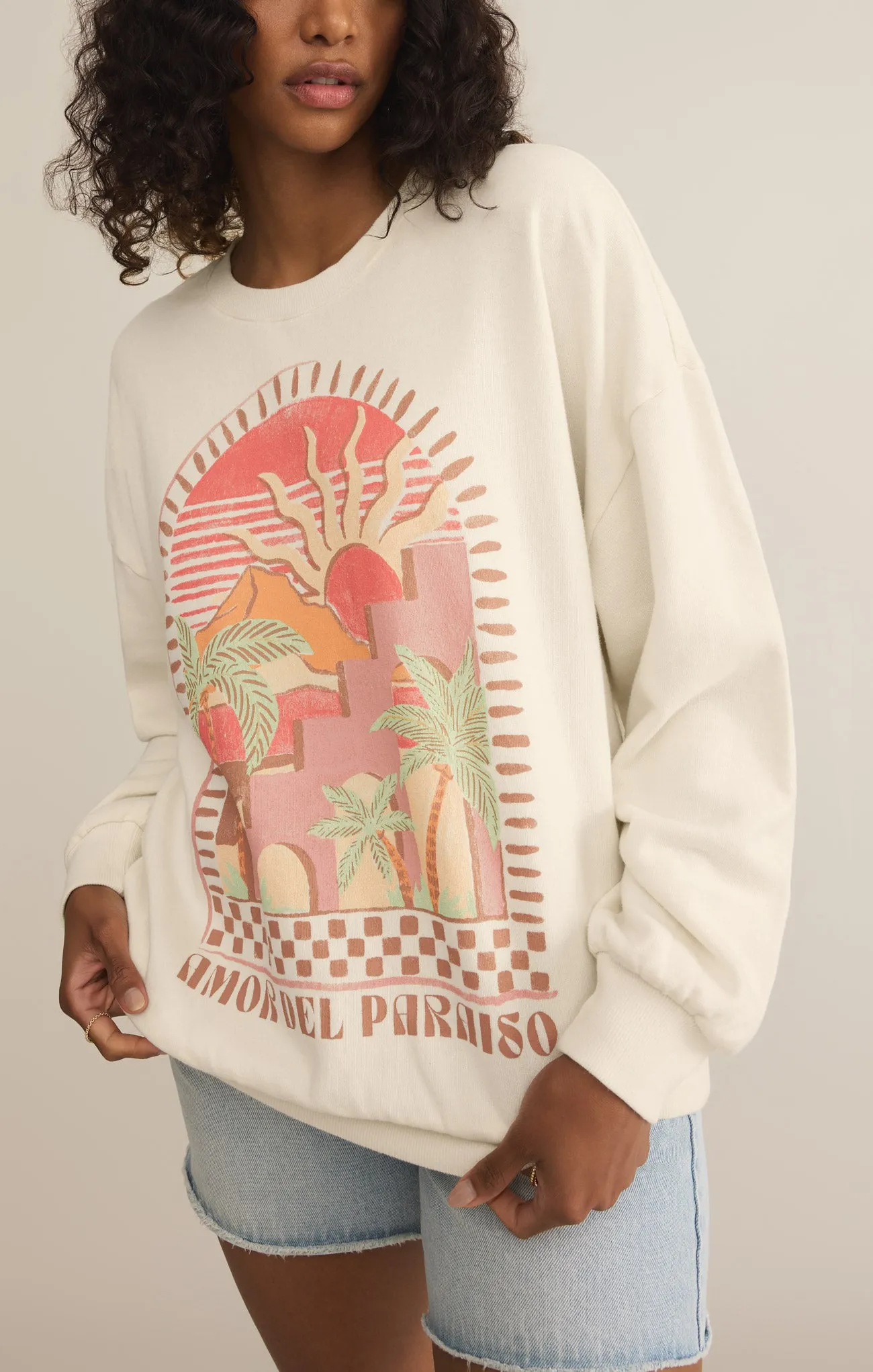 Paraiso Sunday Sweatshirt sold by Z Supply product image thumbnail 5