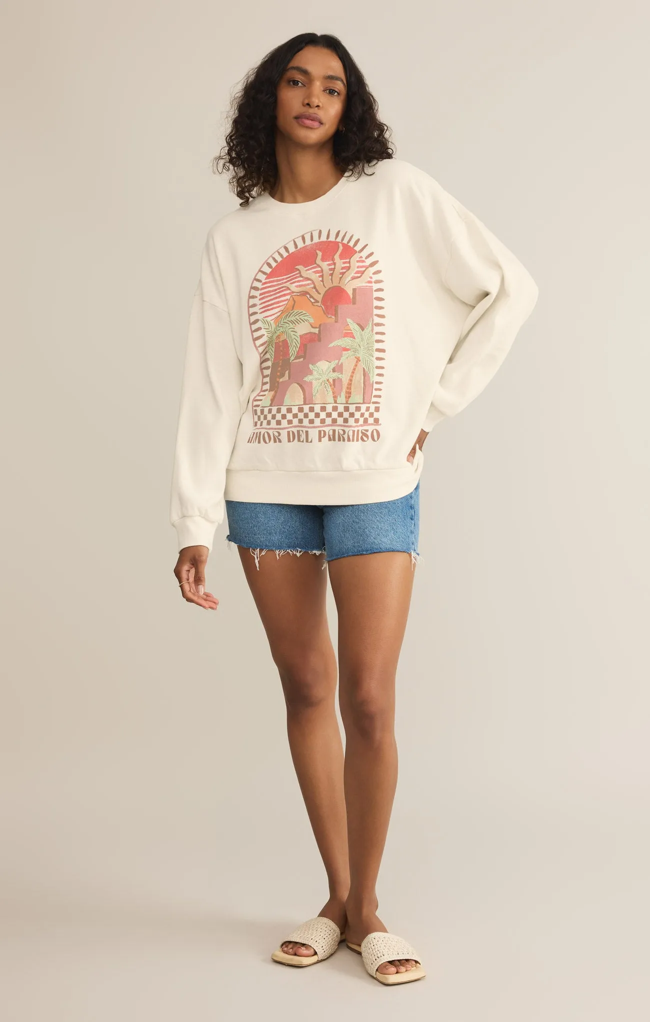 Paraiso Sunday Sweatshirt sold by Z Supply product image thumbnail 4