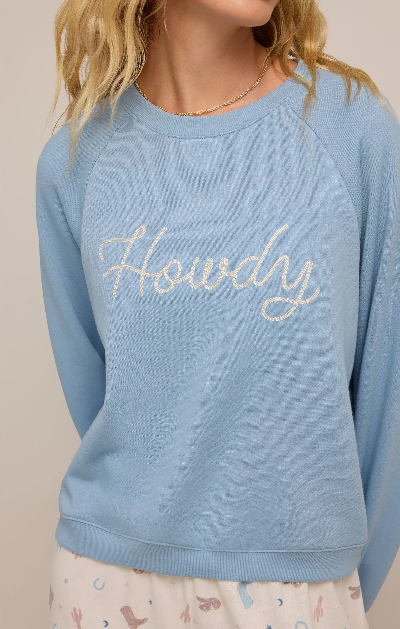Howdy Fleece Sweatshirt sold by Z Supply product image thumbnail 5