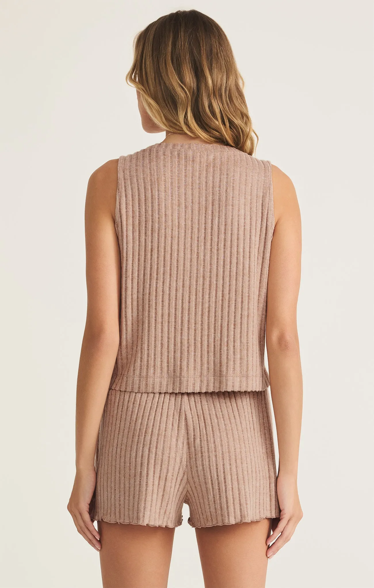 Sloane V-Neck Silky Rib Tank sold by Z Supply product image thumbnail 2