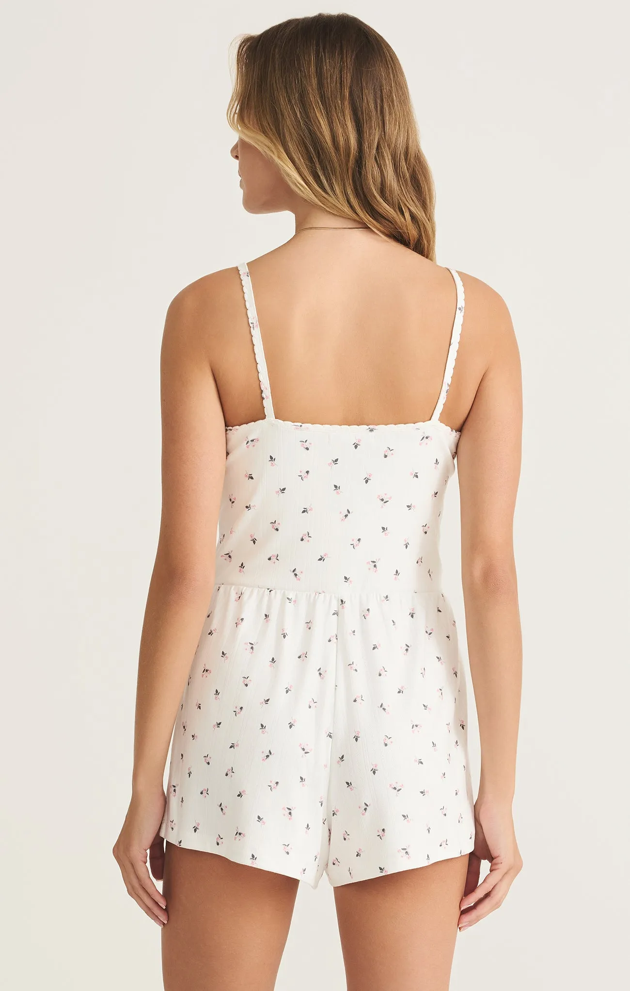 Daydream Ditsy Floral Pointelle Romper sold by Z Supply product image thumbnail 2