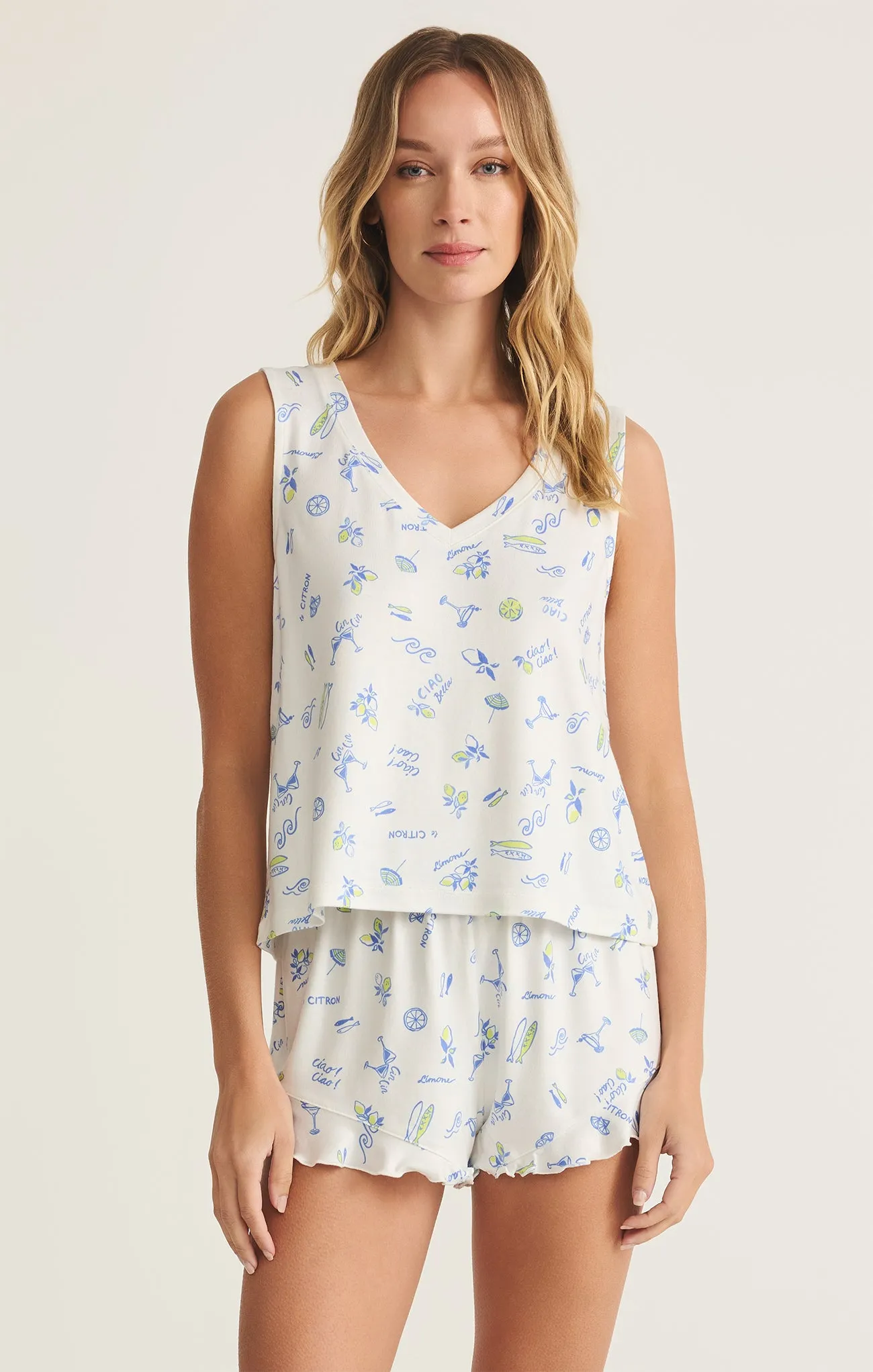 Ciao Bella Silky Jersey Tank sold by Z Supply