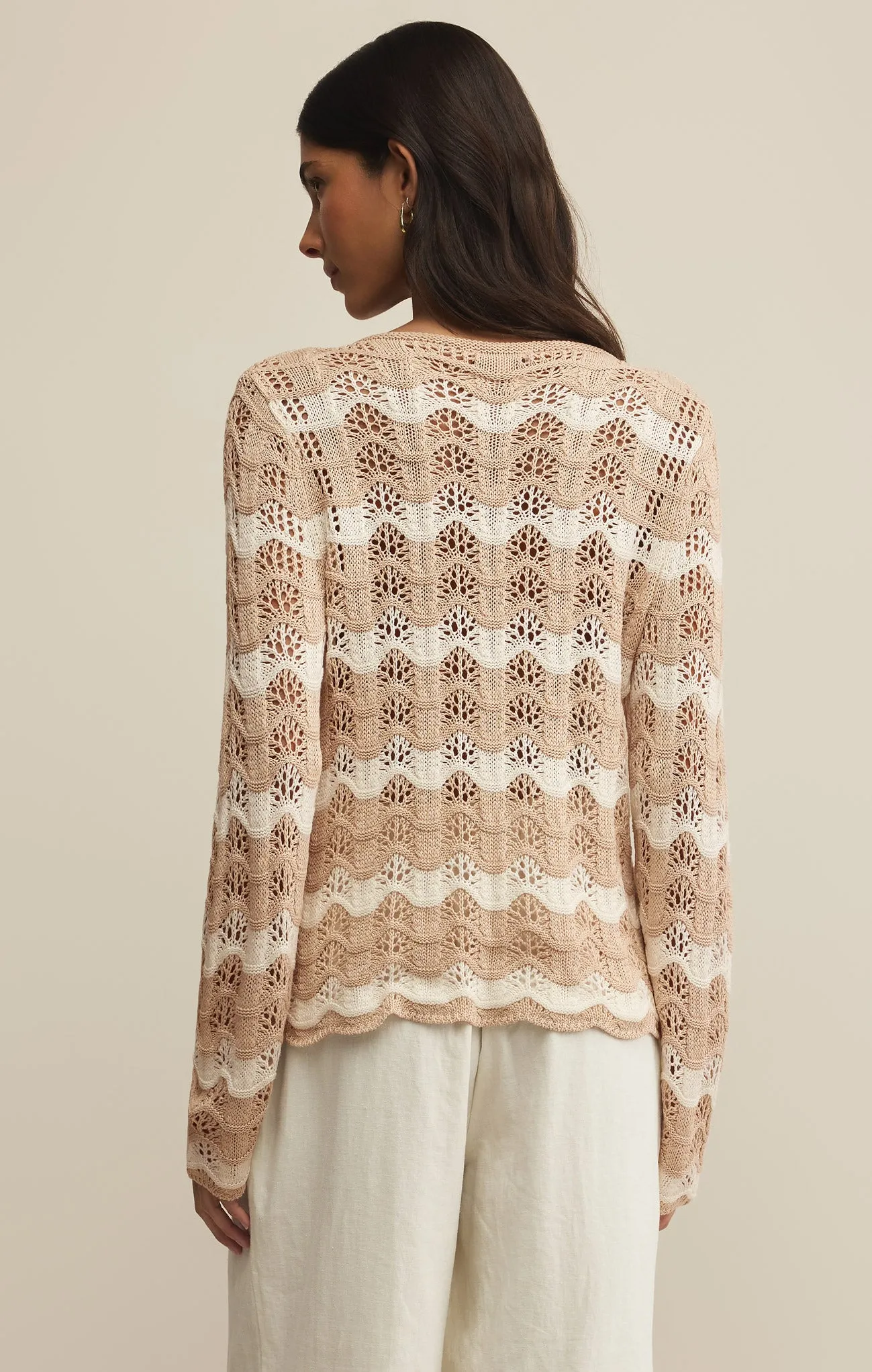 Azura Stripe Crochet Top sold by Z Supply product image thumbnail 2