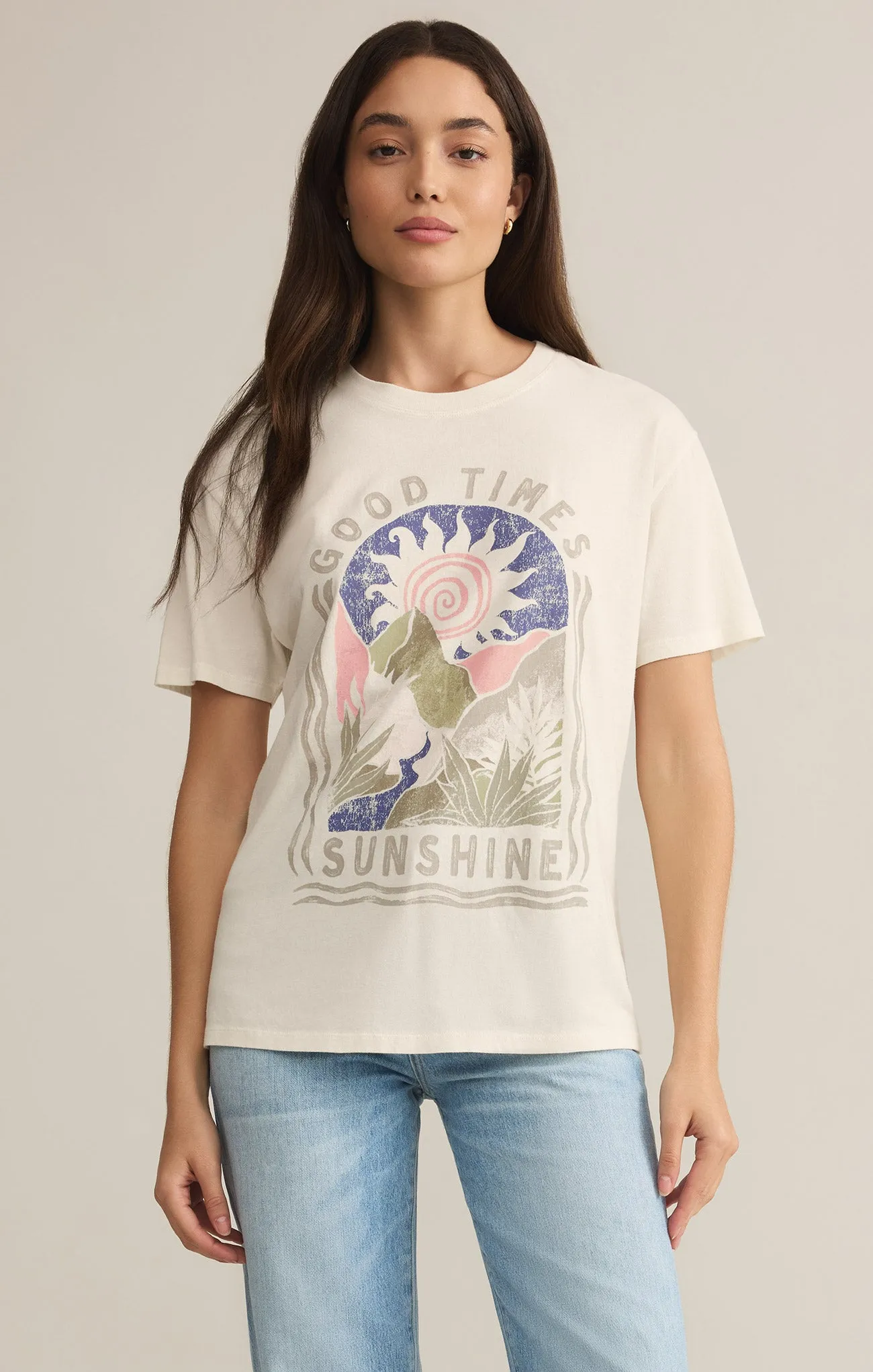 Sunshine Boyfriend Tee sold by Z Supply