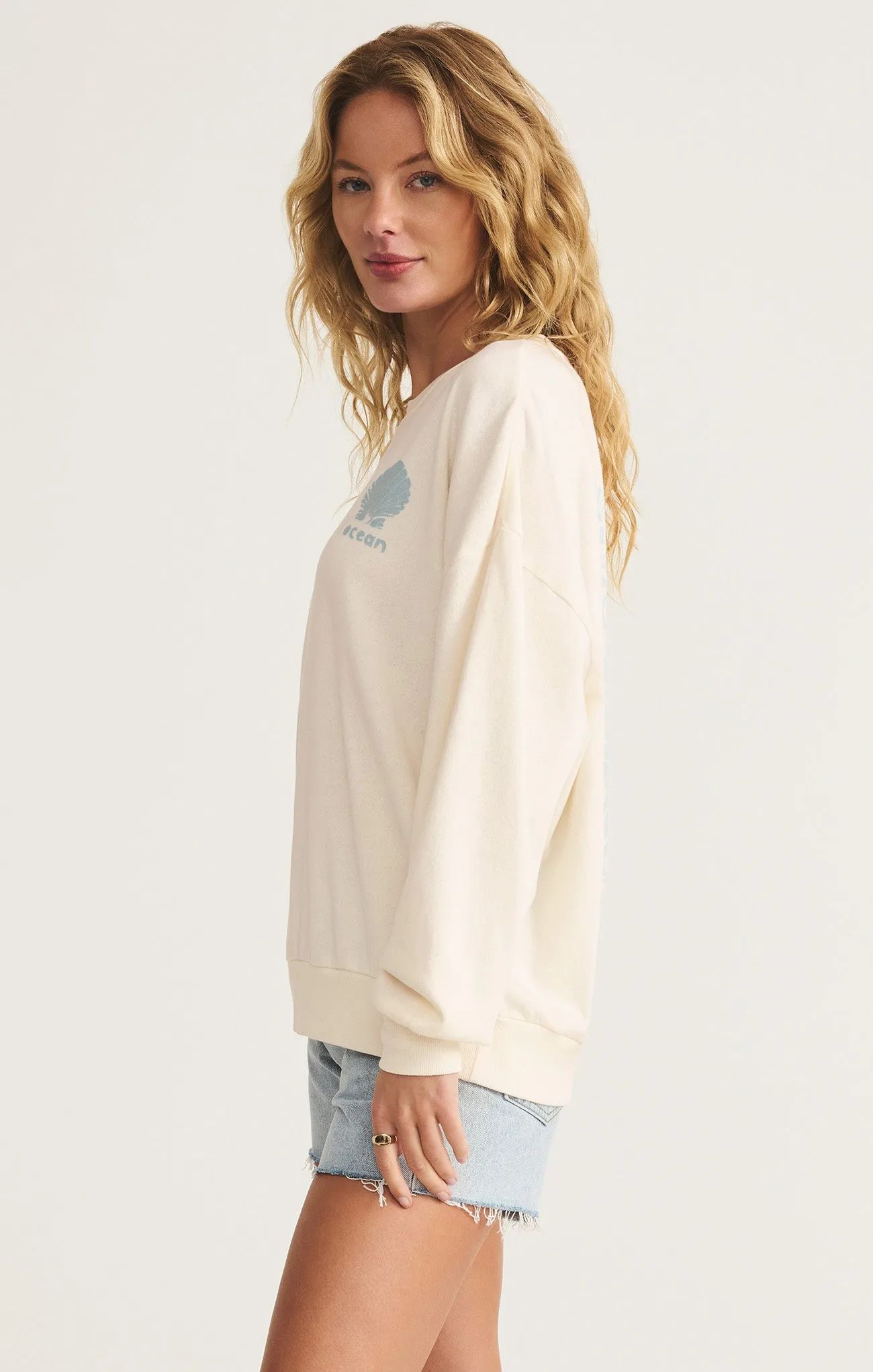 L'Ocean Sunday Sweatshirt sold by Z Supply product image thumbnail 3