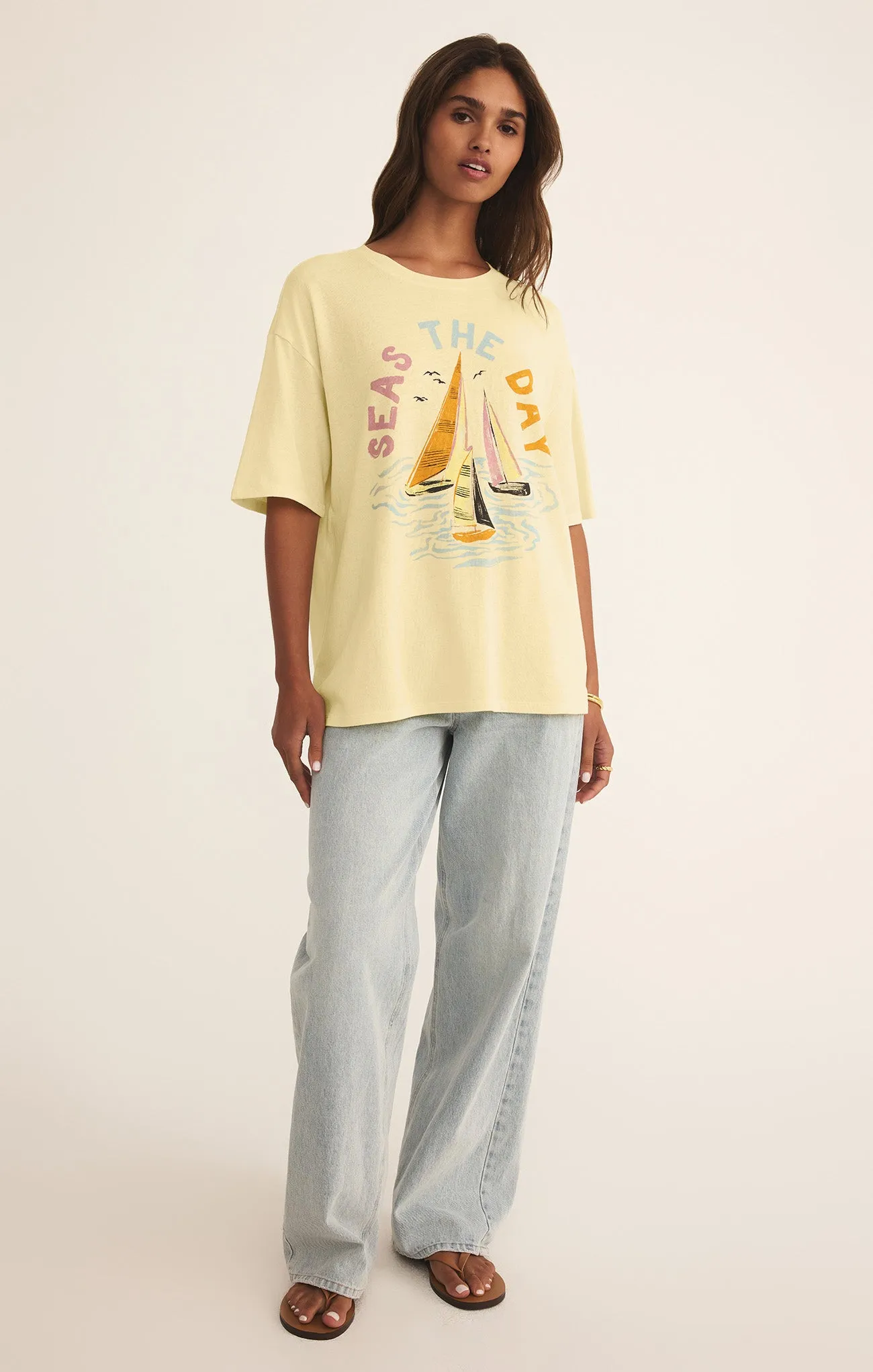 Seas SoCal Oversized Tee sold by Z Supply product image thumbnail 4