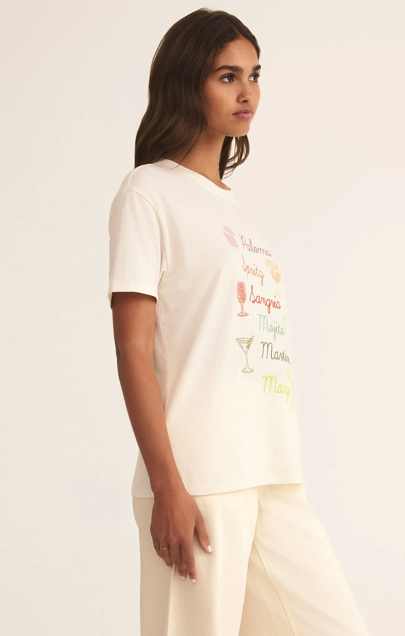 Cocktails Boyfriend Tee sold by Z Supply product image thumbnail 3