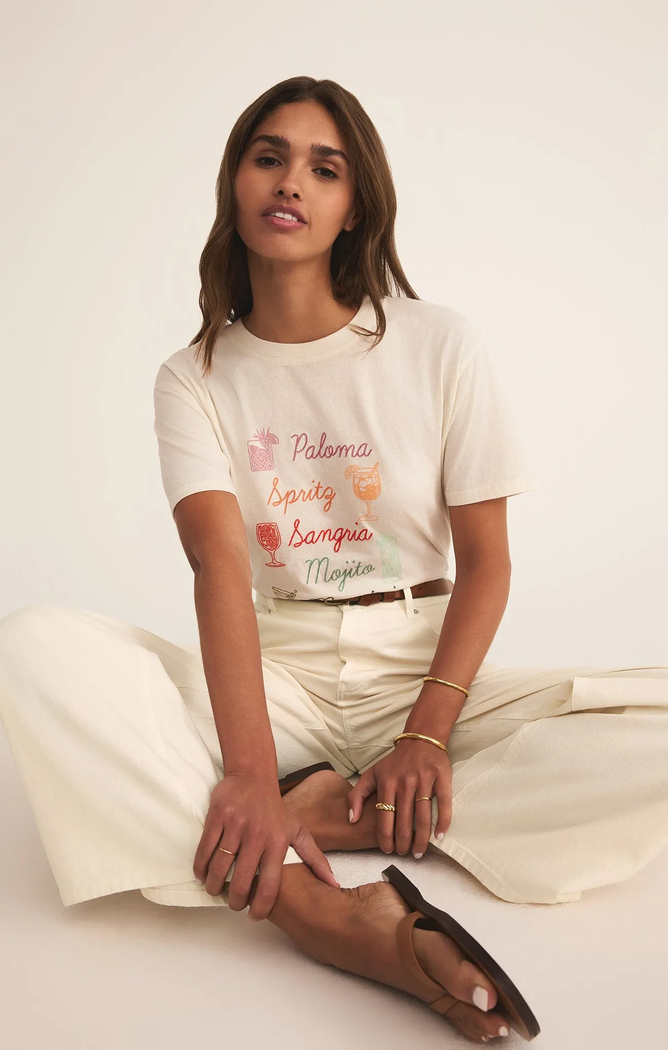 Cocktails Boyfriend Tee sold by Z Supply product image thumbnail 5