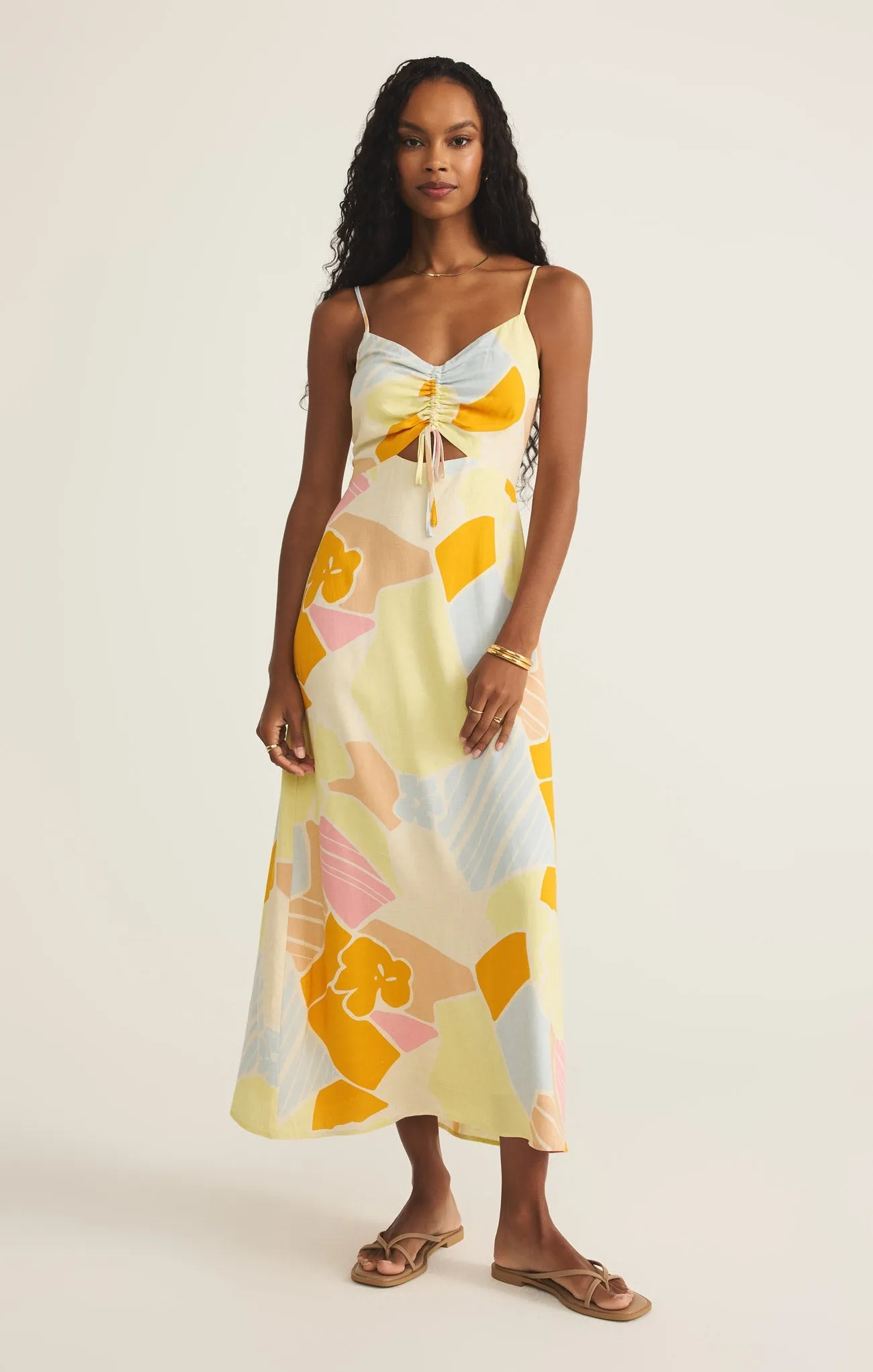 Aura Riviera Floral Maxi Dress sold by Z Supply product image thumbnail 3