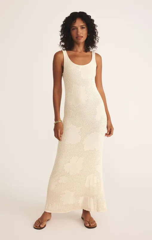 Praya Fleur Crochet Midi Dress sold by Z Supply