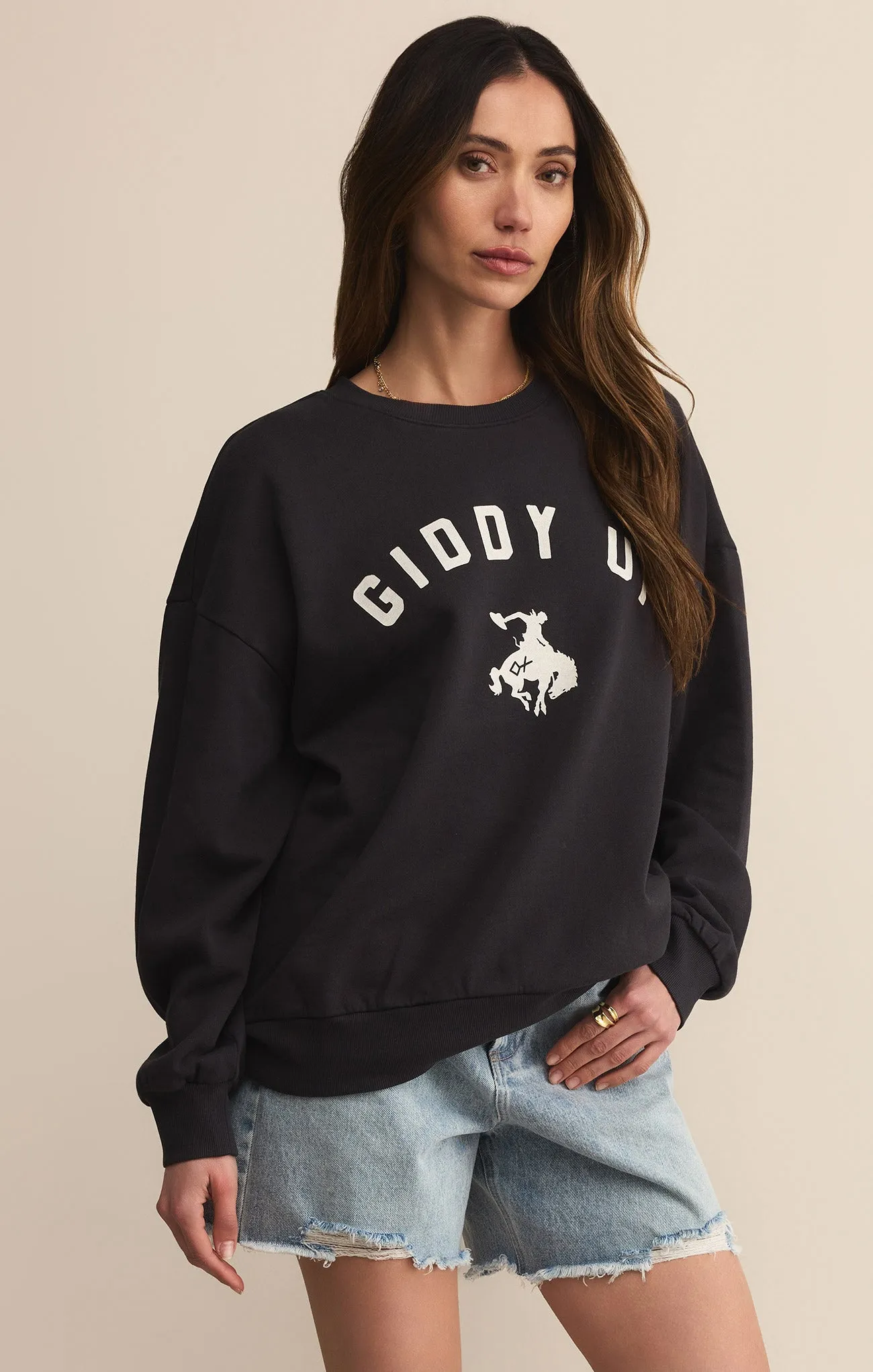 Giddy Up Sunday Sweatshirt sold by Z Supply product image thumbnail 4