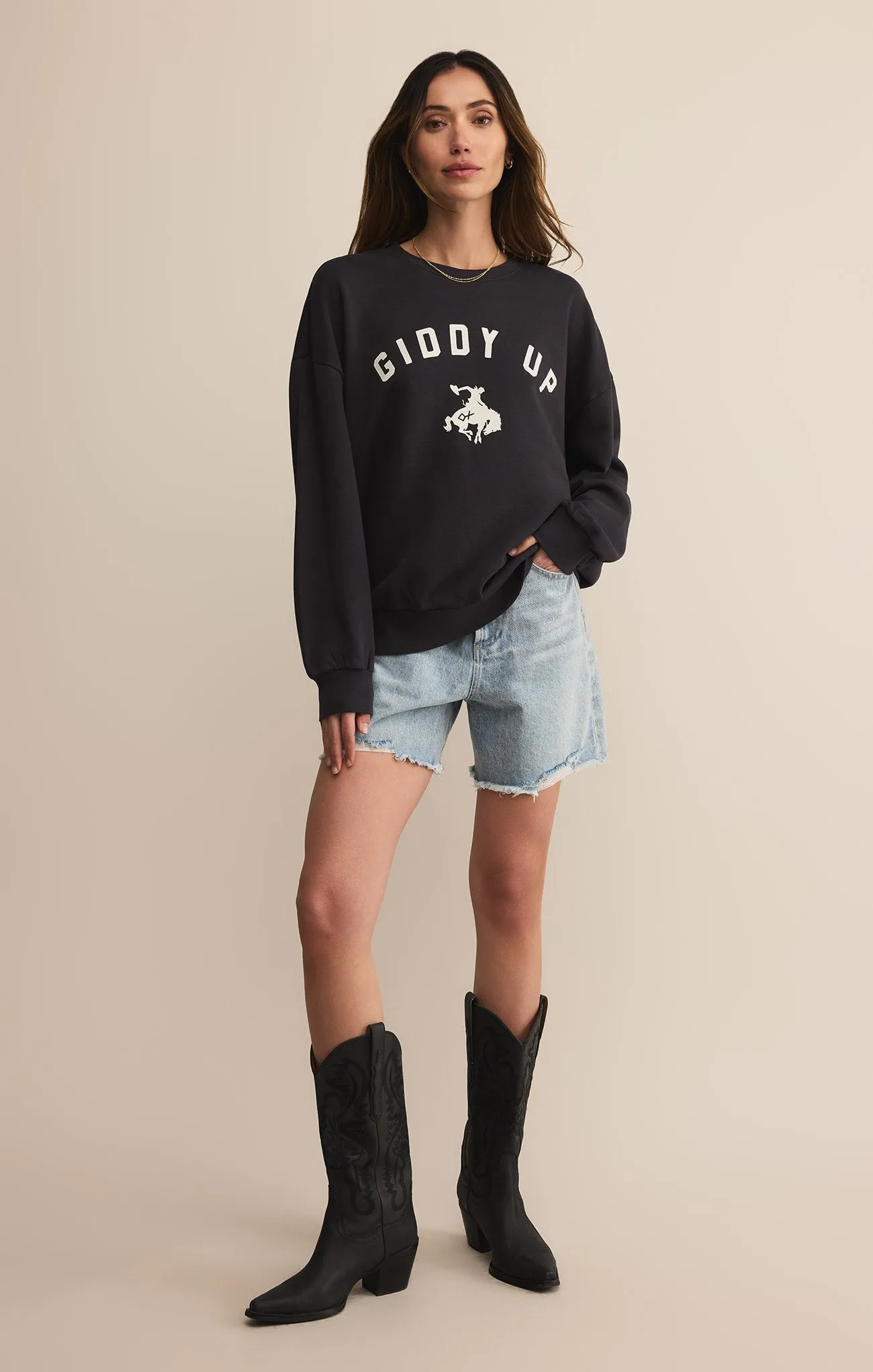 Giddy Up Sunday Sweatshirt sold by Z Supply product image thumbnail 5